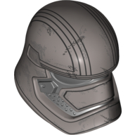 Large Figure Head Captain Phasma Flat Silver
