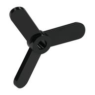 Propeller 3 Blade Small Black
