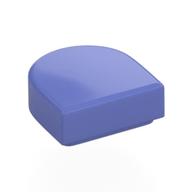 Tile Round 1 × 1 Half Circle Blue Violet
