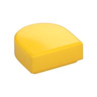 Tile Round 1 × 1 Half Circle Gelb