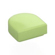 Tile Round 1 × 1 Half Circle Yellowish Green