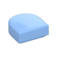Tile Round 1 × 1 Half Circle Bright Light Blue