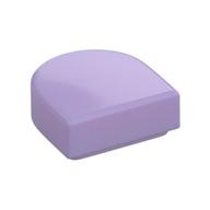 Tile Round 1 × 1 Half Circle Lavender