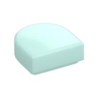 Tile Round 1 × 1 Half Circle Light Aqua