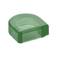 Tile Round 1 × 1 Half Circle Trans-Green