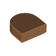 Tile Round 1 × 1 Half Circle Mittelnougat