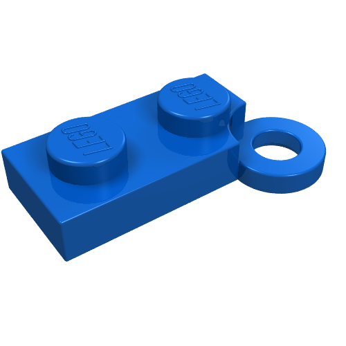 Hinge Plate 1 × 4 Swivel Base with Hole