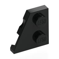 Keil Platte 2 × 2 links Schwarz