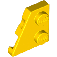 Wedge Plate 2 × 2 Left Yellow