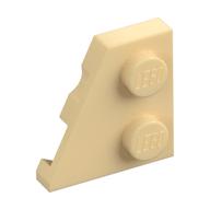 Wedge Plate 2 × 2 Left Tan