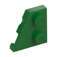 Wedge Plate 2 × 2 Left Green