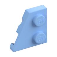 Wedge Plate 2 × 2 Left Bright Light Blue