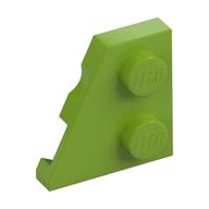 Wedge Plate 2 × 2 Left Lime