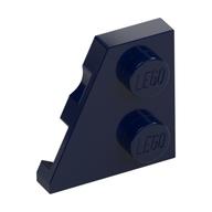 Wedge Plate 2 × 2 Left Dark Blue