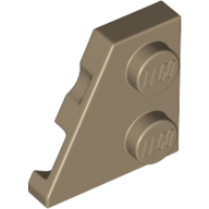 Wedge Plate 2 × 2 Left Dark Tan