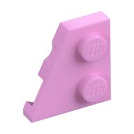 Wedge Plate 2 × 2 Left Bright Pink