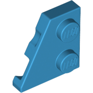 Wedge Plate 2 × 2 Left Dark Azure