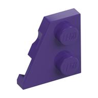 Wedge Plate 2 × 2 Left Dark Purple