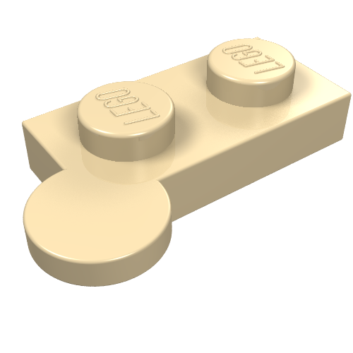 Hinge Plate 1 × 4 Swivel Top [Solid Pin]