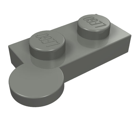 Hinge Plate 1 × 4 Swivel Top [Solid Pin] Dark Bluish Gray