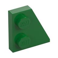 Wedge Plate 2 × 2 Right Green