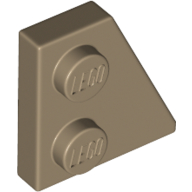 Wedge Plate 2 × 2 Right Dark Tan