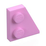 Wedge Plate 2 × 2 Right Bright Pink