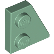 Wedge Plate 2 × 2 Right Sand Green