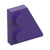 Wedge Plate 2 × 2 Right Dark Purple