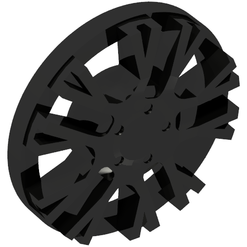 Wheel Cover 10 Spoke Y Shape - for Wheel 18976 Black