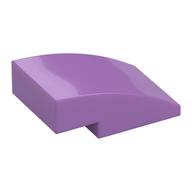 Brick Curved 3 × 2 No Studs Medium Lavender