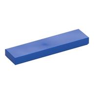 Tile 1 × 4 with Groove Blue