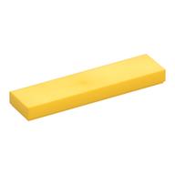 Tile 1 × 4 with Groove Yellow
