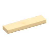 Tile 1 × 4 with Groove Tan