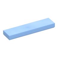 Tile 1 × 4 with Groove Bright Light Blue