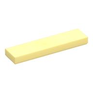 Tile 1 × 4 with Groove Bright Light Yellow