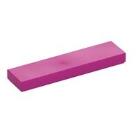 Tile 1 × 4 with Groove Magenta
