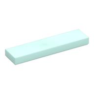 Tile 1 × 4 with Groove Light Aqua