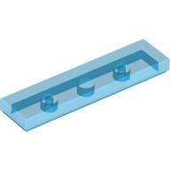 Tile 1 × 4 with Groove Trans-Dark Blue