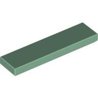 Tile 1 × 4 with Groove Sand Green