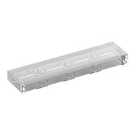Fliese 1 × 4 mit Rille Transparent