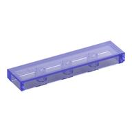 Fliese 1 × 4 mit Rille Trans-Purple
