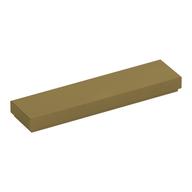 Fliese 1 × 4 mit Rille Metallic-Gold