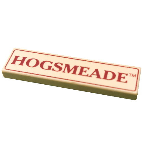 Fliese 1 × 4 mit HP Hogsmeade (bedruckt)