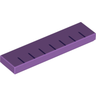 Tile 1 × 4 with Thanos Beard/Chin print Medium Lavender