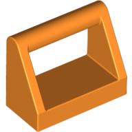 Tile Special 1 × 2 with Handle Orange