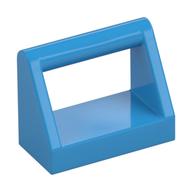 Tile Special 1 × 2 with Handle Dark Azure