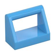 Tile Special 1 × 2 with Handle Medium Blue