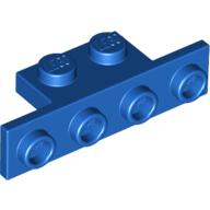 Bracket 1 × 2 - 1 × 4 [Square Corners] Blue