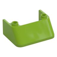 Windscreen 3 × 4 × 1 1/3 with 2 Studs on Top Lime